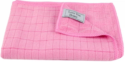 Полотенце микрофибровое LoveYouHome для кухни 60х40 см Розовое (ly9004) (4820000009004)