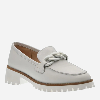 Loafersy damskie skórzane