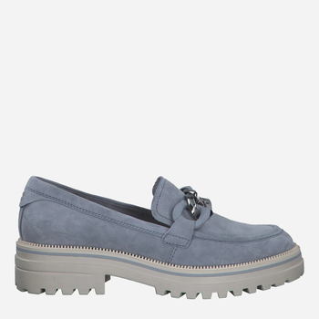 Loafersy skórzane damskie Tamaris WOR24707-20-880 39 Niebieskie (4064196854935)