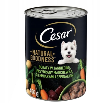 Mokra karma dla psów Cesar Mus Jagnięcina 400 g (4008429141287)