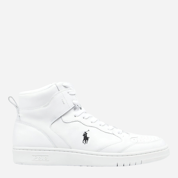 Sneakersy męskie wysokie Polo Ralph Lauren PRL809877680001 46 Białe (3616538580128)
