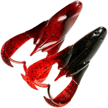 Силикон Keitech Noisy Flapper 3.5" (5 шт/уп) 467 black red berry