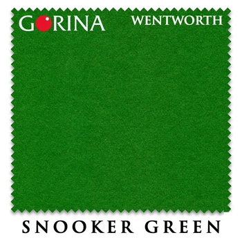 Сукно бильярдное снукерное Gorina Wentworth 193 см Green зелёное