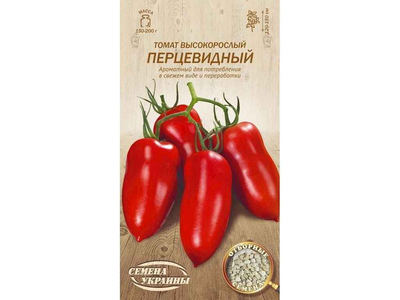 Томат високорослий СЕМЕНА УКРАИНЫ (20 пачок) "Перцевидный" ОВ 0,1г (сс)