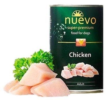 Mokra karma dla psów Nuevo Chickien Adult z kurczakiem 400 g (4250231595059)