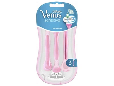 Бритви одноразові GILLETTE 3шт Venus Smooth Sensitive