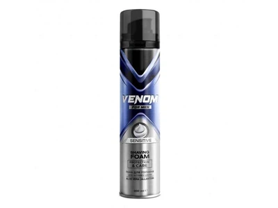 Піна для гоління Venom 300мл для чоловіків Sensitive