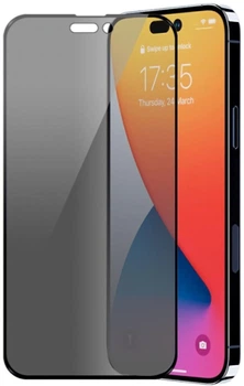 Защитное стекло Анти-Шпион (Privacy Glass) на весь экран для iPhone 14 Plus / Pro Max