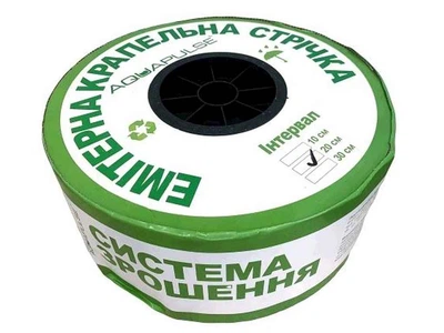 Крапельна стрічка AQUAPULSE 500 м 40мм 6mil 30 см