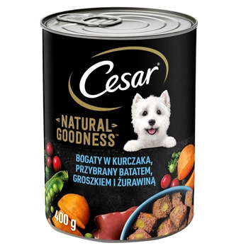 Mokra karma dla psów Cesar Mus z kurczaka 400 g (4008429141263)