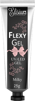 Нарощування нігтів Flexy Elisium Gel Milky 25 г (5902539708769)