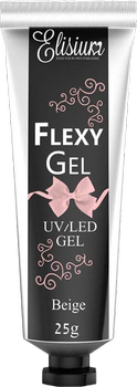 Нарощування нігтів Flexy Elisium Gel Beige 25 г (5902539707878)