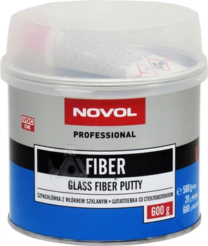 Шпатлевка (Novol) стекловолокно Fiber 0,6кг. 1222