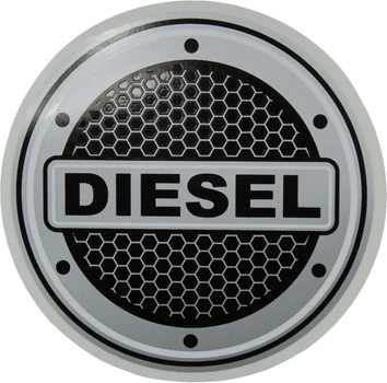 Наклейка с надписью DIESEL диам.10 (7-62)