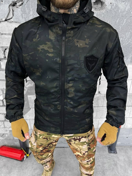 Куртка тактична чорний мультикам XL