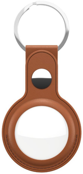 Шкіряний брелок KeyBudz Leather Keyring для Apple AirTag (2 Pack) Tan (AT2_S1_TAN)
