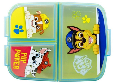 Pojemnik na lunch Euromic Paw Patrol z trzema przegródkami 20 x 17 x 7 cm (8412497746200)