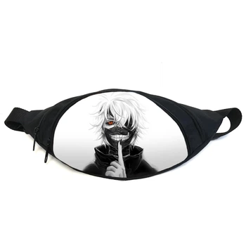 Поясная сумка бананка Токийский гуль Tokyo Ghoul (GB TG 05) Gear Bag черная
