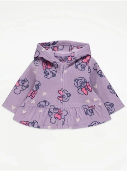 Толстовка флисовая на молнии сиреневая Disney Minnie Mouse 74-80см (400094748)