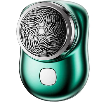 Электробритва дорожная Mini Pocket Fashion Shaver 8858 battery green