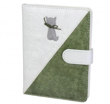 Записна книга 12.5x16.5 cм Green Cat 112 аркушів в крапку та лінію , Laprida