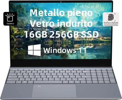 Ноутбук 15.6" Morostron LeadBook T7 Plus Intel Celeron Quad N5095 RAM 16GB SSD 256GB Windows 11 металевий корпус