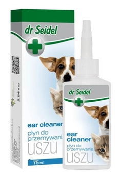 Краплі для догляду за вухами dr Seidel Собаки і коти 75 мл (5901742000141)