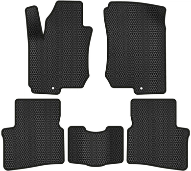 EVA коврики EVAtech в салон авто для Kia Ceed (ED) 2006-2009 1 поколение Combi EU 5 шт Black (KI3101COO5AV2RBB)