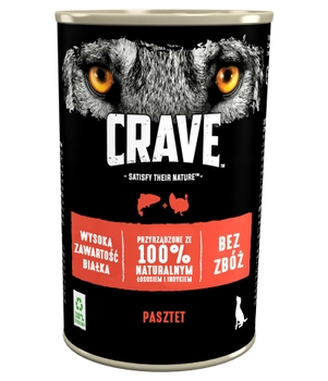 (Копия) Вологий корм для собак Crave мікс смаків 6 х 400 г (4008429146855)