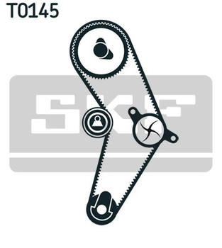 Водяной насос + комплект зубчатого ремня SKF (VKMC011131)