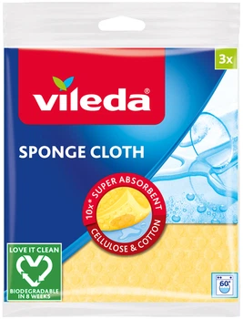 Серветки Vileda вологопоглинаючі 3 шт (4003790028199)