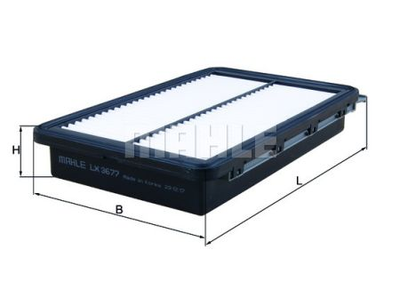 Повітряний фільтр MAHLE (LX3677)