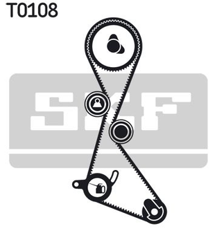 Комплект ремня ГРМ SKF (VKMA06103)