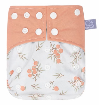 Многоразовый подгузник Elinfant с серой быстровысыхающей подкладкой 3-15 кг (EF574)