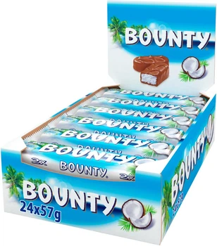 Упаковка батончиків Bounty 24 шт x 57 г