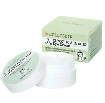 Крем для кожи вокруг глаз с гликолевой кислотой HOLLYSKIN Glycolic AHA Acid Eye Cream