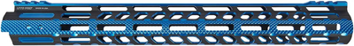 Цівка Leapers UTG PRO Ultra Slim15" для AR15. M-LOK Чорний/Синій