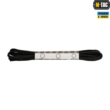 M-Tac шнурки паракорд черные 145 СМ