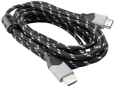 Kabel DPM HDMI to HDMI 4K v. 2.0 5 m czarno-biały (BMHD4K50) (5906881212462)