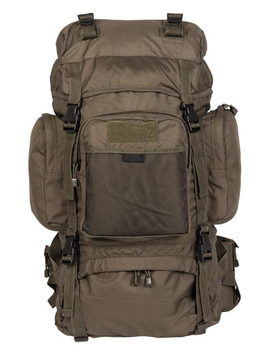 Рюкзак 55л Олива Mil-Tec с дополнительными карманами для медицинских комплектов и боеприпасов (52474620) M-T