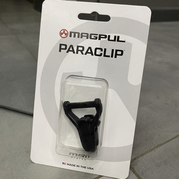 Антабка Magpul Paraclip™ для ременя MS1 або адаптерів (швидкознімна), Чорна, кріплення для ременя на зброю MAG541