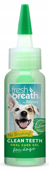 Żel do higieny jamy ustnej TropiClean Fresh Breath Clean Teeth dla psów i kotów 59 ml (645095001077)