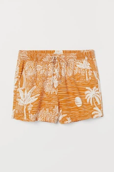 Шорти H&M 34 гірчично білий 1509866855