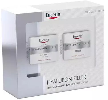 Krem do twarzy na dzień Eucerin Hyaluron Filler Cream Day SPF15 2 x 50 ml (4005800285318)