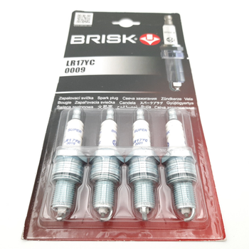 Свечи Brisk SUPER LR17YC ГАЗ Волга, Газель (ключ 21)