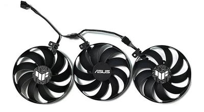 Вентилятор (кулер) Everflow для видеокарты Asus TUF RTX 3060-3090 комплект 3 шт (CF9010U12D)