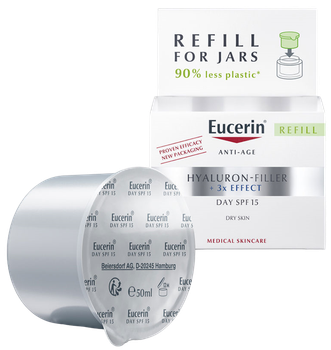 Денний крем для обличчя Eucerin Hyaluron Filler Day Dry Skin SPF15 50 мл (4005900991041)