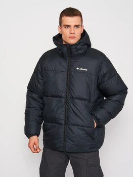 Куртка зимняя короткая мужская Columbia Thermarator Puffect Hooded