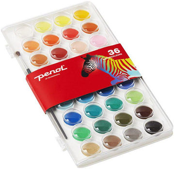 Zestaw farb akwarelowych Penol 36 kolorów (5701113165116)