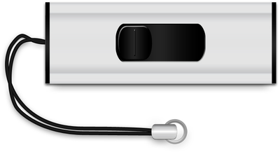 Pamięć flash USB MediaRange 8GB USB 3.0 Black/Silver (4260283113453)